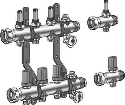 Produktbild von KE Kelit KM590E, KELOX, FB Verteiler 9, L 525mm, 1 Stk.