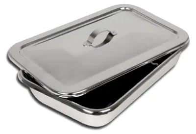 Produktbild von Instrumententablar mit Deckel, 264 mm x 172 mm x 47 mm