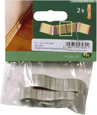Produktbild von Zwischenstück Kunststoffleiste KU.04 perlgrau