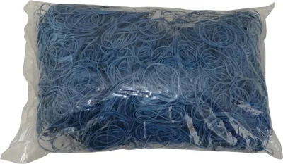 Produktbild von 1 kg Gummiringe Blau 40 mm Ø 1,2 x 1,2 mm breit