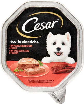 Produktbild von Cesar Schale Klassiker mit saftigem Rind & Leber 150g