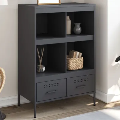 Produktbild von vidaXL Highboard Anthrazit 68x39x101,5 cm Stahl