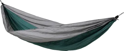 Produktbild von SVITA Hängematte Outdoor ultraleicht Nylon Hammock Camping Nylon mit Befestigung 1-2 Personen Grün Hellgrau