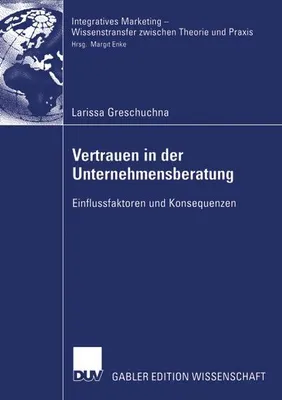 Obrázek produktu pro Vertrauen in der Unternehmensberatung