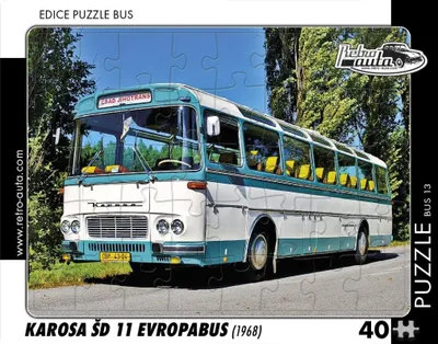 Produktbild von Puzzle BUS 13 - KAROSA ŠD 11 EVROPABUS (1968) 40 Teile