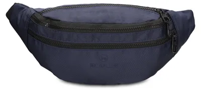 Image de B Cavalli Sacoche pour hommes en simili cuir noir, bandoulière réglable, dimensions : 35 x 16 cm