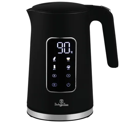 Zdjęcie produktu dla Cyfrowy czajnik elektryczny BerlingerHaus Matte Black BH-9675