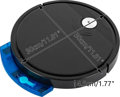 Obrázek produktu pro Robotický vysavač, sací výkon 1800 Pa, doba provozu 90 minut, černý
