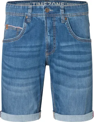 Produktbild von Timezone Denim Shorts mit Rissen und Umschlag Größe: 34W