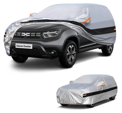 Obrázek produktu pro Autopokrov pro SUV, 10 vrstev, vodotěsný, stříbrný, pro modely Dacia/Renault Duster (2010-2025)