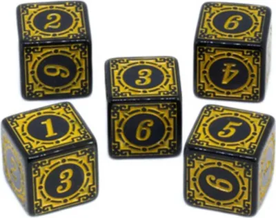 Produktbild von Mystische Würfel - 10 Stück Gelb für Rollenspiele