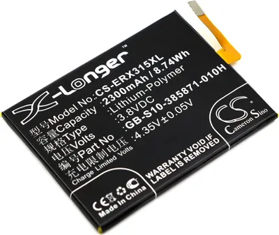 Image de TECHTEK Batterie compatible avec [Sony] F3111, F3112, F3113, F3115, F3116, Xperia XA, Xperia XA LTE, pour [Sony Ericsson] F3111, F3112, F3113, F3115,