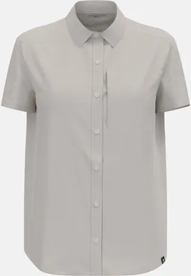 Image de Chemise de randonnée à manches courtes Essentials, femme - Odlo, Couleur:10697 silver cloud, Taille:S