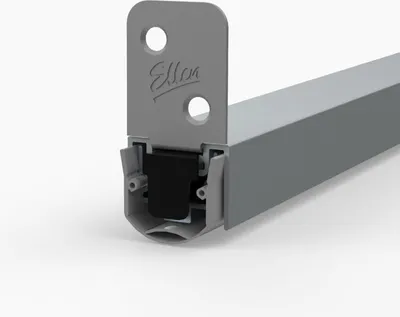 Produktbild von ELLEN Autom. Türbodendichtung llenMaticFerroS5 m. Montagew., silber,L980