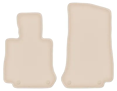 Produktbild von DURBAN Beige Velours-Fußmatten vorne für Mercedes GLC X253 SUV (2015-)