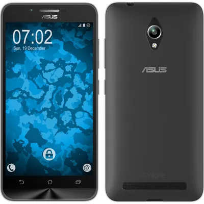 Produktbild von PhoneNatic Case kompatibel mit Asus Zenfone Go (ZC500TG) - clear Silikon Hülle Slimcase + 2 Schutzfolien