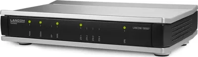Produktbild von LANCOM 1800EF (EU), Schwarz, Silber, Kensington, 1 Lüfter, BGP4, LISP, OSPFv2, RIP-2, VRRP, 10,100,1000 Mbit/s, IEEE 802.1Q, IEEE 802.3az