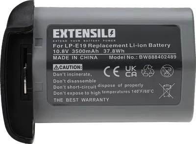 Produktbild von EXTENSILO Akku Ersatz für Canon LP-E19 für Kamera (3500 mAh, 10,8 V, Li-Ion)