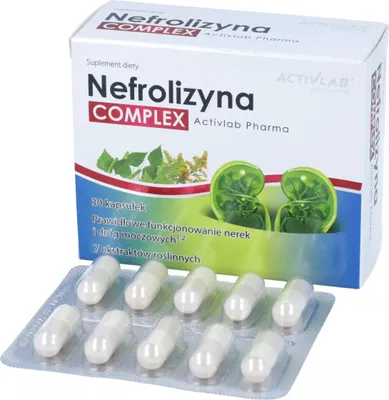 Zdjęcie produktu dla Nefrolizyna COMPLEX - wsparcie dla nerek i drg moczowych Activlab Pharma