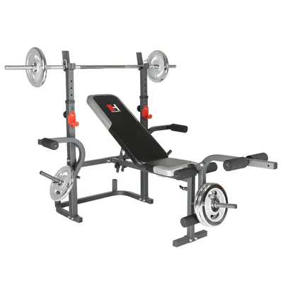 Produktbild von HAMMER Hantelbank Bermuda XT multifunktionale Fitness Trainings Bank ohne Gewichte