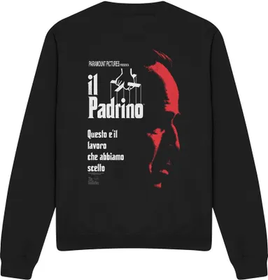 Immagine prodotto di Il Padrino - Felpa "Profilo italiano" per bambini/ragazzi Unisex TV13136 (XXL) (Schwarz)