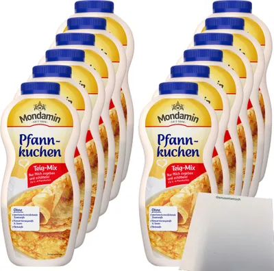 Produktbild von Mondamin Shaker Pfannkuchen VPE (12x198g Karton) + usy Block