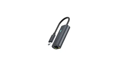 Obrázok produktu pre Rapoo UCA-1006, USB Typ-C, RJ-45, Samec, Čierna, 58 mm, 25 mm