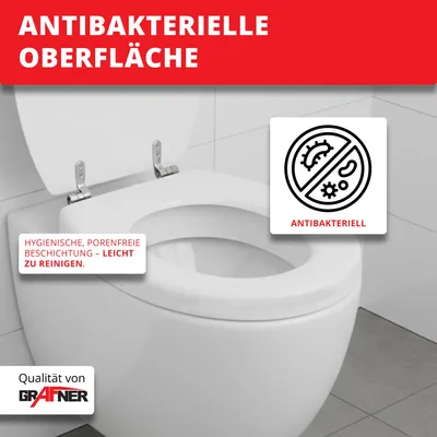 Produktbild von Grafner WC-Sitz mit Absenkautomatik in verschiedenen Designs : Green Leaf Farbe: Green Leaf