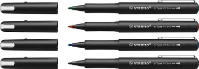 Image de Feutres STABILO Premium - dr!ver - lot de 5 - noir