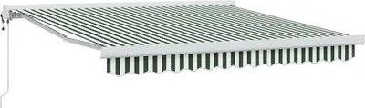 Obrázek produktu pro vidaXL Markýza zelená a bílá 350 x 250 x 165 cm