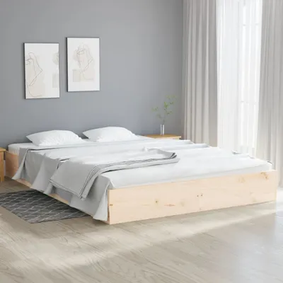 Image de Maison Exclusive - Lit en bois massif sans matelas 120x200 cm