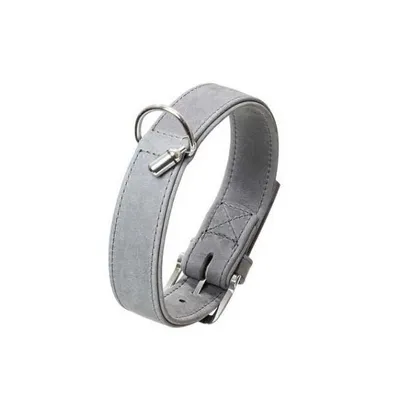 Produktbild von Karlie BUFFALO DENIM Halsband - Grau - 17 mm / 35 cm