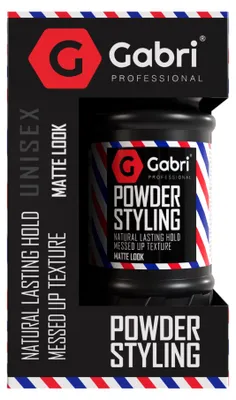 Produktbild von Gabri Professional - Hair Styling Powder Wax Matte Look 21g