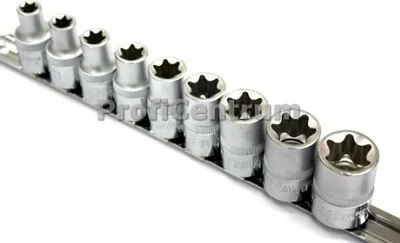 Produktbild von Jonnesway komplet nasadek 9 elem. (1/2") torx   s06h49s