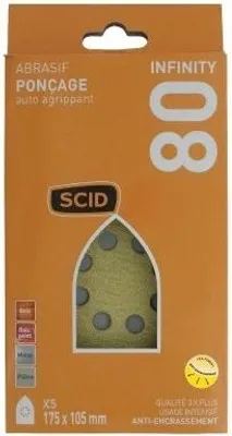 Image de Patin Abrasif Auto-agrippant Ponçage Efficace, Fixation Rapide - Scid