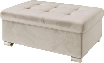 Produktbild von MIRJAN24 Polsterhocker Niko Groß, Stilvoll Sitzhocker vom Hersteller, Moderne Hocker (Farbe: Piano 02)