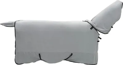 Produktbild von vidaXL Pferdedecke Hellgrau und Rosa 125 cm Polyester