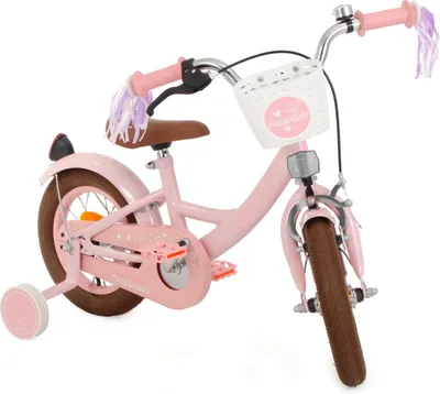 Produktbild von AMIGO Kinderfahrräder Mädchen Perfect 12 Zoll 21 cm Mädchen Rücktrittbremse Rosa