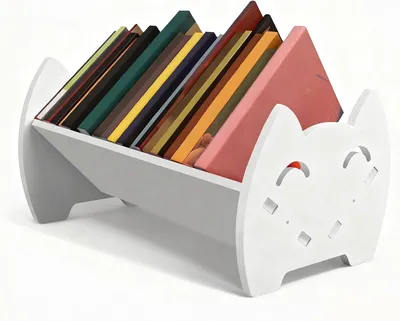 Produktbild von Kinderregal 32 x 21.5 x 19.5 cm, weiß, für Kinderzimmer