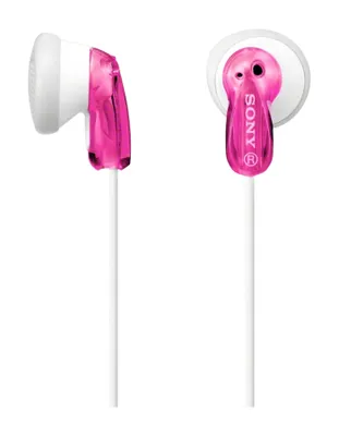 Produktbild von Sony MDR-E9LP, Kabelgebunden, 18 - 22000 Hz, Musik, 6 g, Kopfhörer, Pink, Weiß
