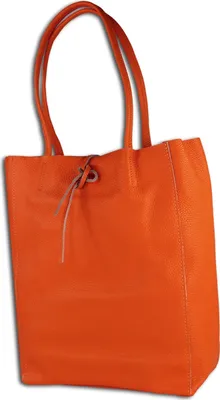 Obrázek produktu pro Toscanto Kabelky Shopper, oranžová kůže OTT112SO