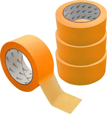 Produktbild von ARLI 4x Kreppband Goldband 50 mm x 50m Acrylat Abdeckbänder ECO für Maler und Lackierer
