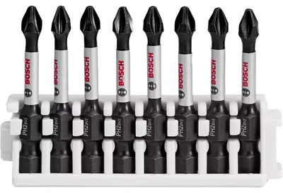 Produktbild von Bosch PRO Phillips Impact Bit PH2 55 mm 8-tlg. - 2608522330