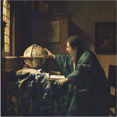 Produktbild von ARTland Wandbild Alu für Innen & Outdoor Der Astronom. 1668 Größe: 30x30 cm