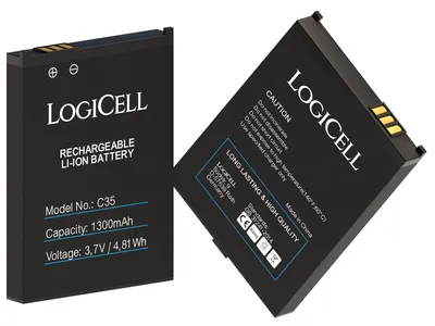 Produktbild von Original LogiCell Li-Ion Akku 1300mAh für Siemens C35, C35i, M35, M35i, S35, S35i Handy Zusatzakku Ersatzakku