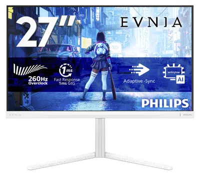 Image de Philips Evnia 5000 27M2N5201P/00 écran plat de PC 68,6 cm (27") 1920 x 1080 pixels Full HD LCD Blanc