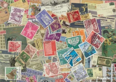 Produktbild von Briefmarken Schweiz 25 verschiedene Marken