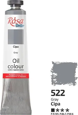 Produktbild von Ölfarbe Grau 522, 45 ml – Rosa