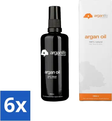 Immagine prodotto di Arganlife - Olio di Argan - Balsamo leave-in - Idrata e nutre - 100 ml - Value pack - 6 pezzi