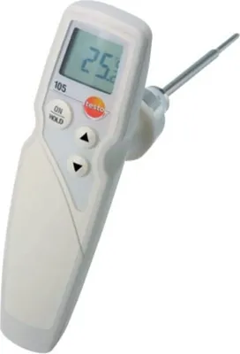 Produktbild von testo - 105 - 0563 1051 - Einstechthermometer für hochpräzise und zuverlässige Temperaturmessungen